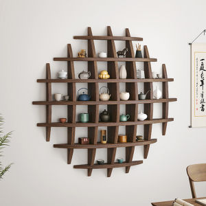 Chinese Style Real Wood Display Shelf
