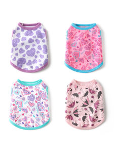 Thickened Fleece Pet Sweatshirt Dog Clothes Teddy Poodle Bichon Vest Cat Pomeranian Spring Autumn Casual Outdoor Warmth Safety Durability