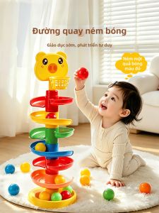 TANGJIUGONG | Đồ Chơi Montessori Giáo Dục Thông Minh Đống Cầu Vồng