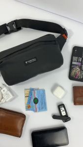 Tas Selempang Pria Tas Pinggang Tapaxco Arka Waistbag Premium Waterproof Kulit Sintetis