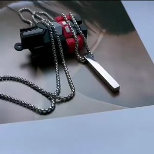 KALUNG TITANIUM LIONTIN BALOK KALUNG ROLO ANTIKARAT