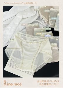 Mixed 3-Pack Womens Mid-Waist Modal Briefs Floral Lace Trim Triangle Panties Sweet Style Youth Suitable Home Comfort Underwear