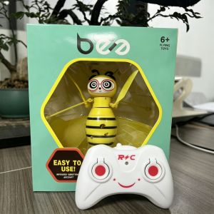 Máy Bay Điều Khiển Từ Xa Hình Con Ong Có Đèn LED Cảm Biến Cử Chỉ - Đồ Chơi Trực Thăng Quà Tặng Sinh Nhật Cho Trẻ Em