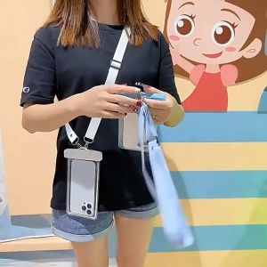 ซองกันน้ำ ใส่โทรศัพท์มือถือ พร้อมสายคล้องคอ สำหรับว่ายน้ำ เล่นวันสงกรานต์ -ซองกันน้ำ กันน้ำเข้ามือถือ เข้าโทรศัพท์ -กันน้ำอย่างดี ปิดล็อคแน่นสนิท