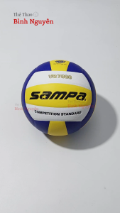 Bóng chuyền da VB7800 Bách Hiền chính hãng - da PU tổng hợp cao cấp Nhật Bản êm tay bền đẹp đàn hồi tốt
