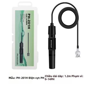 Đầu Dò Điện Cực Thay Thế 0-14pH Với Đầu Nối BNC Cảm Biến PH 2000mV ORP Để Đo Trong Phòng Thí Nghiệm Bể Cá Hồ Bơi