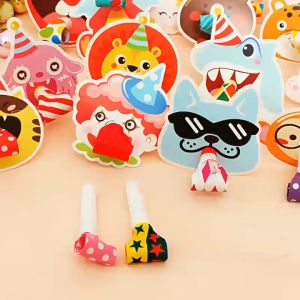 Combo Kèn Lưỡi Tò Te Sticker Sinh Nhật Dễ Thương Cho Bé Thổi Party Phụ Kiện Trang Trí Tiệc Happy Birthday Vui Nhộn Giá Rẻ