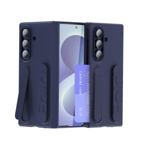 szhaiyu | Multifunctional Kickstand Phone Case For Samsung Galaxy Z Fold 8 Ultra Fold 7 6 5 4 With Card Slot Wrist Strap Folding Cover