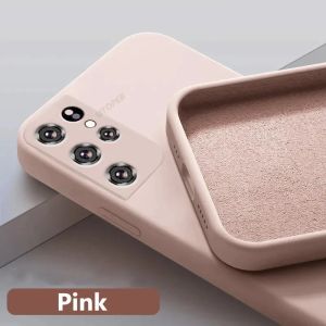 Original Liquid Silicone Case for Samsung Galaxy S25 Egde S24 FE S23 S22 S21 Ultra Plus Soft TPU Funda Shockproof Protect Cover