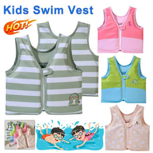 [Warrior2] Kids Life Vest Swim Trainer Vest Cartoon Life Vest Safety Aid Buoyancy Clothing Floatation Jackets for Swimming Pool Water Sport