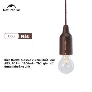 NatureHike | Đèn Lồng Di Động Naturehike 2026 Chống Nước Chắc Chắn Chất Liệu PC Ánh Sáng Lung Linh 24h Đèn Bong Bóng Cắm Trại Ngoài Trời