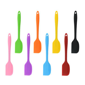 Flexible Heat-Resistant Silicone Spatula Set for Baking and Cooking Non-Stick Kitchen Scraper 21-28cm
