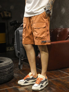 กางเกงขาสั้นทรงหลวมสไตล์อเมริกันสำหรับผู้ชาย ฤดูร้อน ลำลอง สปอร์ต 5 ชิ้น กางเกงขายาวทรงหลวม INS เทรนด์แฟชั่น