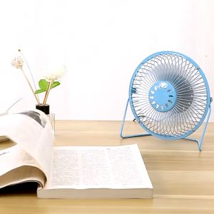 6 เชื่อม USB รูปลักษณ์ พัดลมใบพัด พัดลมเชื่อม UBS 6 นิ้ว พัดลมตั้งโต๊ะทำงาน