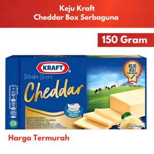 Kraft Keju Cheddar 150 Gram Keju Serbaguna Cheese