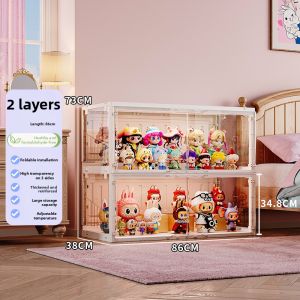 No-assembly Required Transparent Display Case
