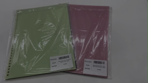 SaleZone - 10PCS Binding Covers A4 Non-Porous Film | 30 Holes Random Color