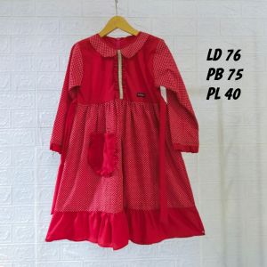 Gamis anak usia 6 tahun katun premium