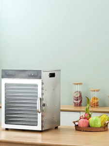 Máy Sấy Thực Phẩm Đa Năng 304 - Sấy Hoa Quả Thịt Cá Rau Củ Nấm | Khay Inox Chống Gỉ | Tiết Kiệm Điện | Tự Động Hẹn Gi