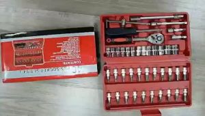 ชุดเครื่องมือ ประแจ ชุดบล็อก ชิ้น ขนาด 1/4 Socket Set  ชุดลูกบล็อกอเนกประสงค์ 46ชิ้นSocketInnTech