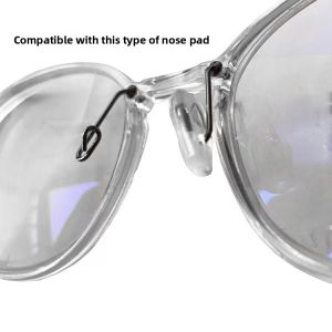 Silicone Nose Pads for Glasses Insertional And Insertion Nose Bridge Support Frame Accessories Direct Insertion Cool Foam