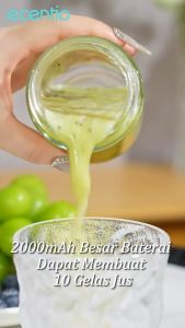 ecentio Juicer Blender Dengan Desain Anti-Slip Dan Mudah Di Cuci Mini Portable Waterproof USB Charger 5V(new) 380ml