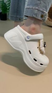 รองเท้าหัวโต รองเท้าส้นตึกแฟชั่น ยอดฮิต สินค้าขายดี สำหรับผู้หญิง สูง 7 CM สินค้าพร้อมส่งจากไทย SUN-4968