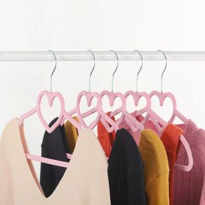 New Butterfly Pink Heart Shaped Plastic Hangers