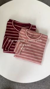 Kaos Motif Wanita Lengan Panjang Premium