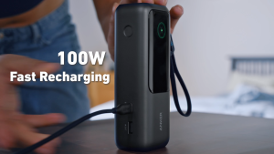 Anker Zolo Power Bank 25000mAh 165W with Retractable and Built-In USB-C Cables