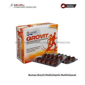 NUMAX Grovit Multivitamins and Multimineral for 10 to 22 Years Old - FDA APPROVED