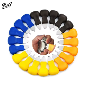 เครื่องมือซ่อมนาฬิกา มีดเปิดฝาหลังนาฬิกาแบบอัดเพื่อเปลี่ยนถ่าน (ด้ามจับกลม)