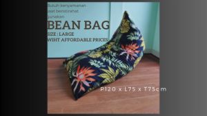 Berkah Saluyu - Beanbag 2Lapis Plus Isi Motif Emboss Minimalis Plus Isi Siap Pakai LP