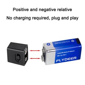 9V Battery Flashlight 9V Mini LED Key Light 6F22 Battery COB Outdoor Lighting Work Light Battery Not Included Dropshipping