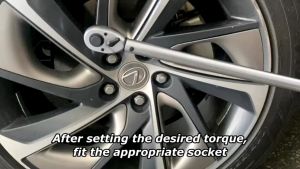 Kunci Tork Torque Wrench 60-330 FT-LB 1/2" 3/8" 1/4" ratchet adjust spanner Micrometer Torque Wrench With Case