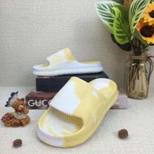 Sandal Slop Wanita Loreng Dasar Putih 965WOW Size 36-40