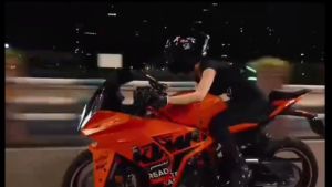 MOTOCENTRIC MC-0150A Motorcycle Waist Leg Bag Tas Motor Pinggang With LED Waterproof