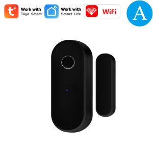 Tuya Wifi Door Sensor Open / Close Window Detector APP Notification Real-Time Smart Home Security Alarm Support Alexa Google