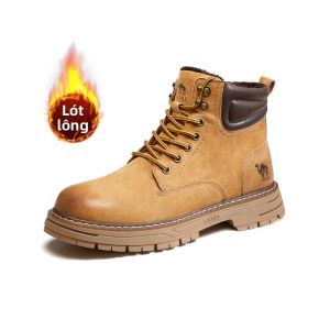 CAMEL | Giày Cao Nam Ấm Áp & Bền Chắc
