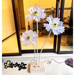 standing bunga lampu dekorasi pelaminan cabang 3/lampu taman/lampu hias/lampu ruang tamu/lampu kamar