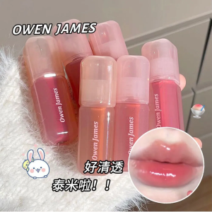 New Arrival Sweet DNA Powered Large Ice Bucket Mirror Lip Glaze Quick Dry Lipstick Gloss Student Friendly Long Lasting Color