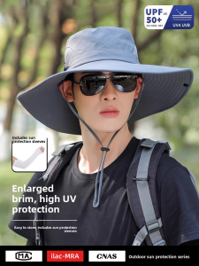 JIFANPAUL | Mens Sun Protection Hat with Wide Brim for Outdoor Activities