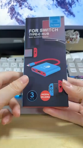 Suitable for gaming Switch mobile phone tablet three in one docking station HDMI 4K 30Hz high-definition large screen converter multi interface