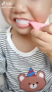 MY Girl 360 Degrees Kids U-Shaped Toothbrush & Toothpaste for 2-12 Years Old Children