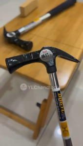 ORIGINAL JAPAN DOGYU TUBULAR STEEL HANDLE PANER HAMMER WITH MAGNETIC HOLDER JAPAN MAGNETIC HAMMER