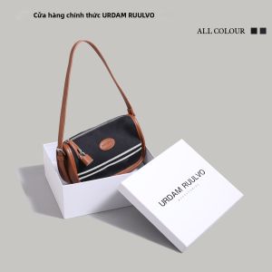 URCDN RDALVO | Túi Xách Tay/Qua Vai Phong Cách Retro Có Sọc