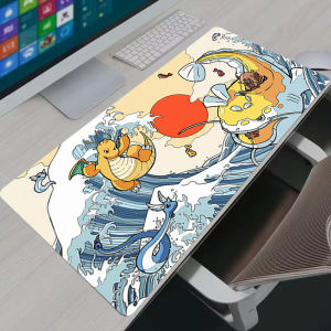 Bandai | Mouse Pad Laptop Gaming PC Accessories Dragonite Playmat Gabinete Gamer Computer Desk Mat Large XXL P-Pokemon Keyboard Mousepad