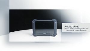 ANCEL V6 HD 24V Heavy Duty Truck Scanner Full System Bidirectional Diesel Scan Tool with 40+ Resets for Cummins Paccar Detroit，Fit for Isuzu HinoManMitsubishi FusoVolvoHyundai HD