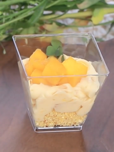 60ml Clear Mousse Cup Plastic Dessert Serving for Jelly Pudding Yogurt Party Picnic Event 一次性慕斯杯