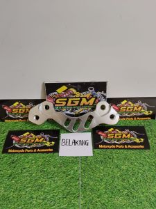 BREKET KALIPER BRCMBO/ NIZZIN/ KTC/ 8.1 MONOBLOK 4PISTON 4P CNC DEPAN & BELAKANG DISC STANDAR HONDA MATIC PCX 150/ PCX 160